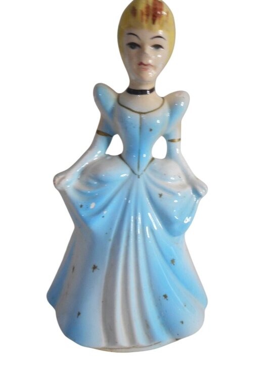 Vintage Other - Vintage 1960 Walt Disney's Cinderella 5" Porcelain Figurine Estate Find